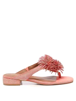 Flip Flops con pom pom