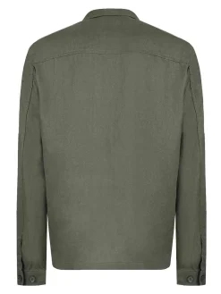 Forest Green Linen Outshirt