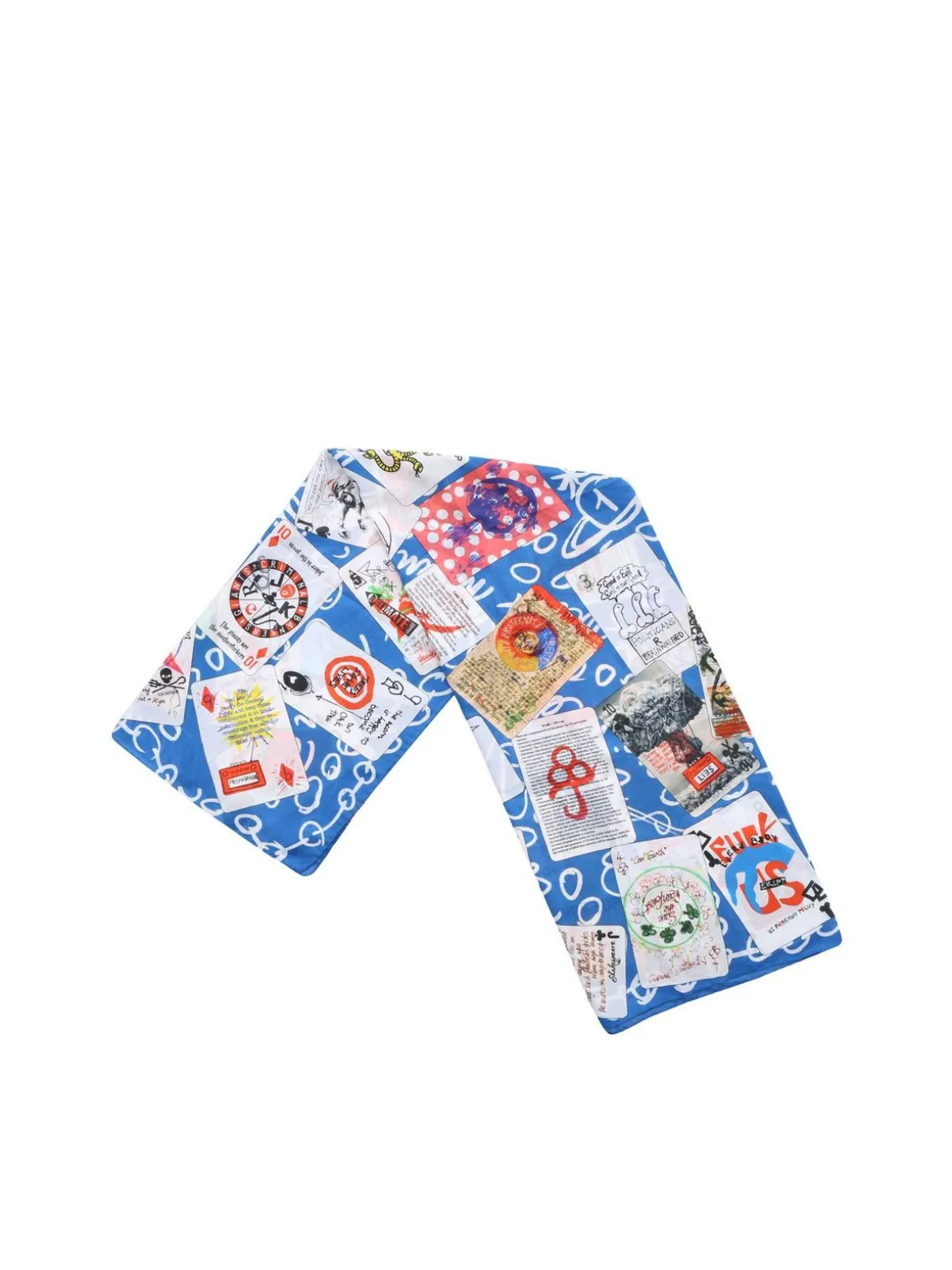 Foulard Playing Cards blu