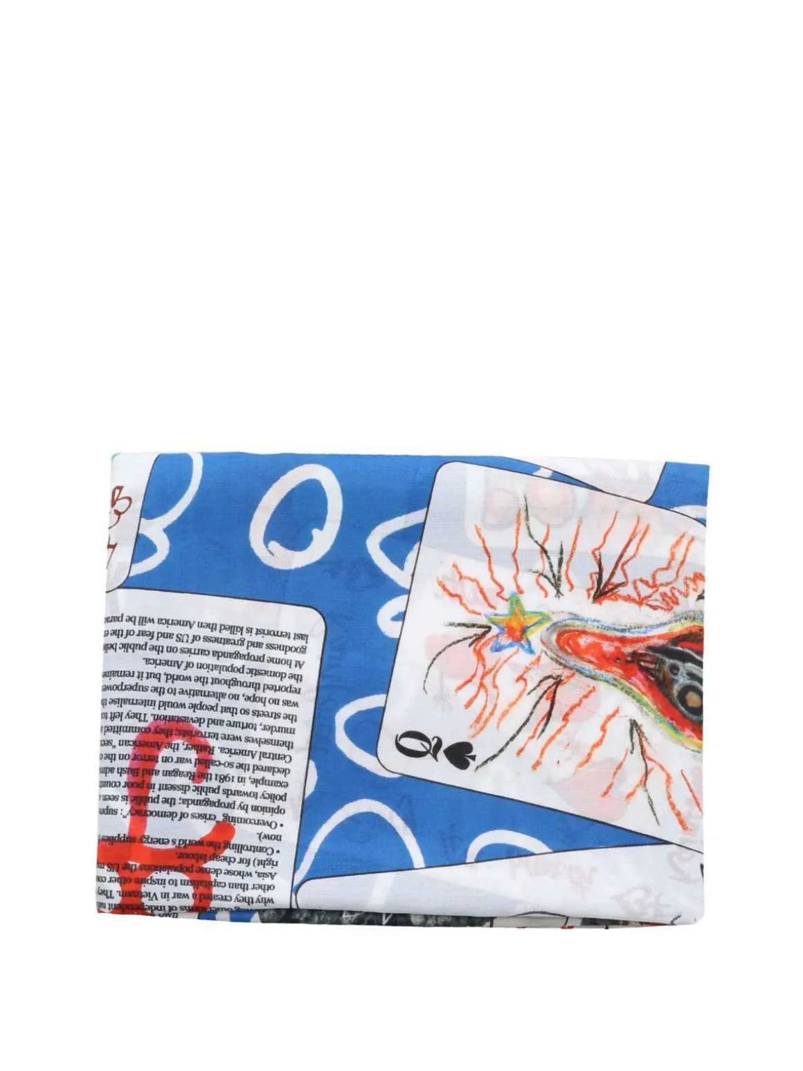 Foulard Playing Cards blu