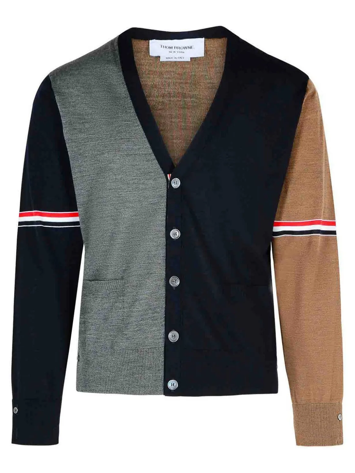 Fun Multicolor Irgin Wool Cardigan