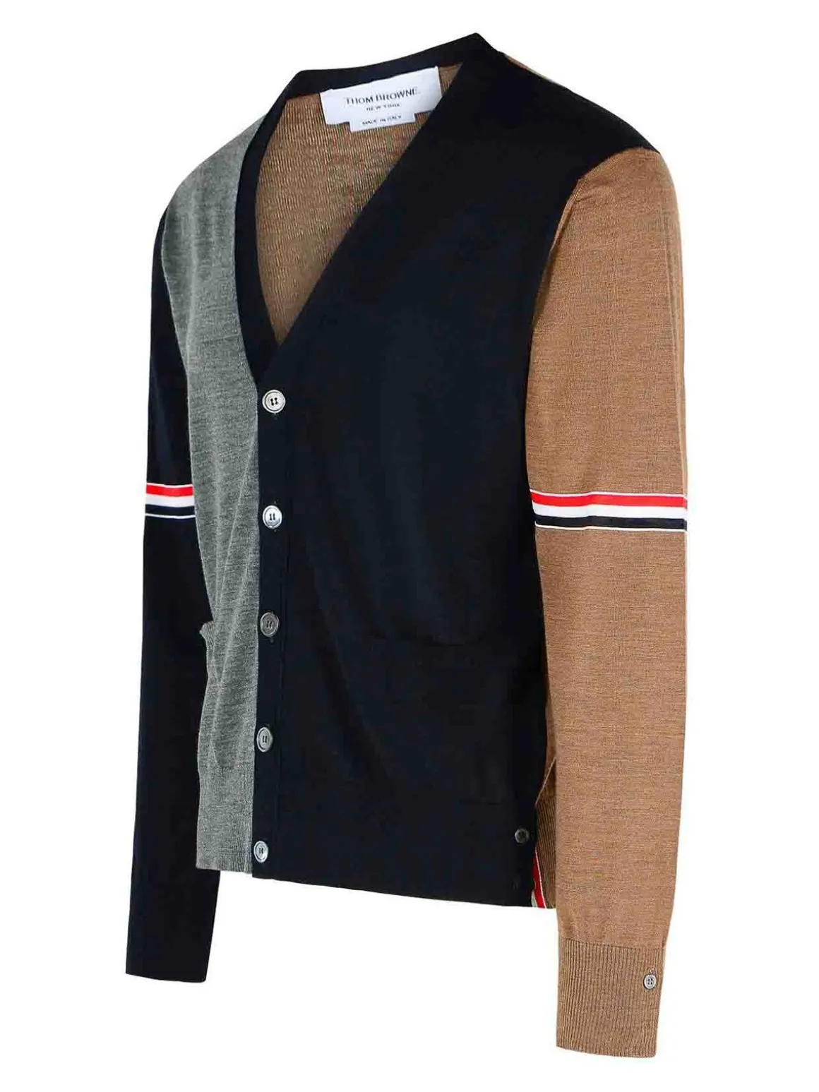 Fun Multicolor Irgin Wool Cardigan