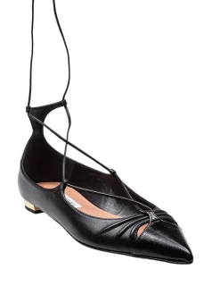 Gabi Flat In Nappa Colore Nero