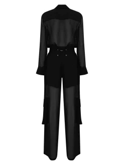 Georgette Cargo Suit