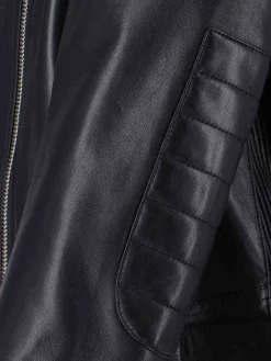 Giacca Biker In Pelle