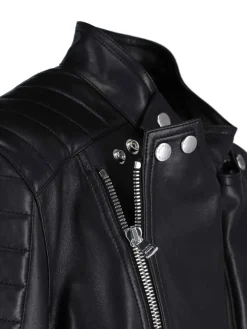 Giacca Biker In Pelle