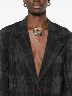 Giacca blazer a petto singolo