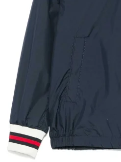 Giacca blu navy con logo