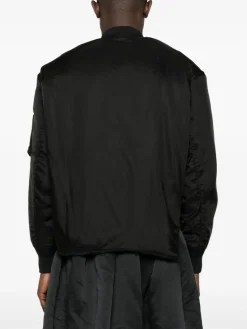 Giacca bomber asimmetrica