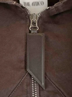 Giacca bomber di gabardina di cotone
