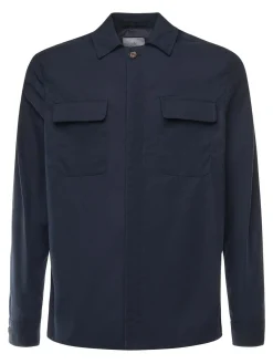 Giacca da camicia di cotone