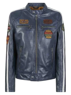 Giacca da moto in pelle di Wartburgy