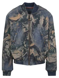 Giacca del bomber di cotone