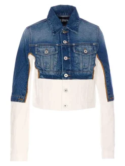 Giacca di denim Petit Grand Trompe Loeil