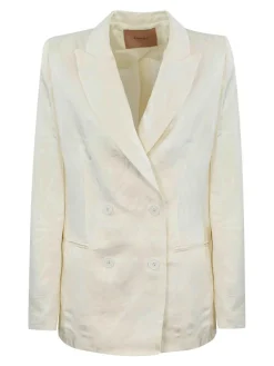 Giacca di raso jacquard