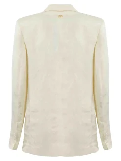 Giacca di raso jacquard