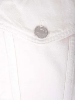 Giacca Dorian in denim bianco