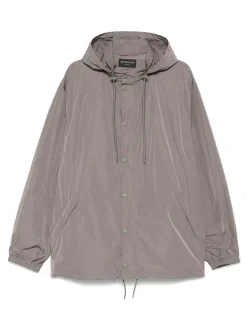 Giacca in nylon con cappuccio