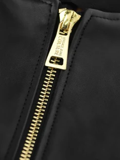 Giacca in pelle emblema
