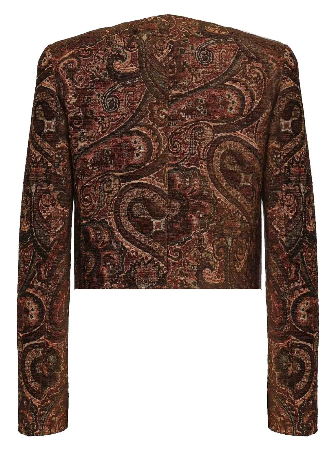Giacca jacquard ritagliata