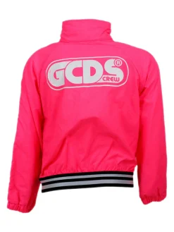 Giubbino fucsia con logo
