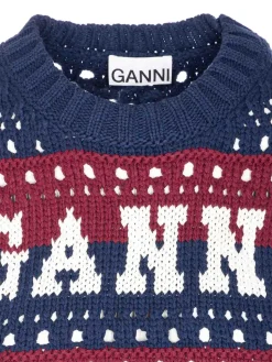 Giubbotto a strisce di cotone multicolore