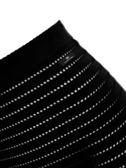 Gonna a maglia perforata