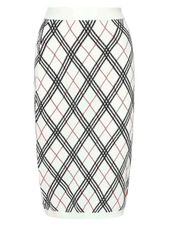 Gonna di controllo Argyle Midi