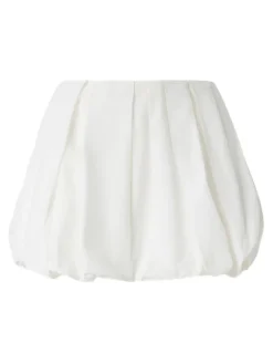 Gonna di cotone bianco