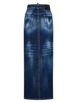 Gonna lunga in denim