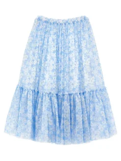 Gonna lunga modello azzurro