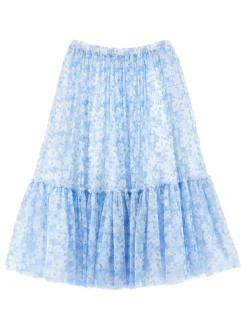 Gonna lunga modello azzurro