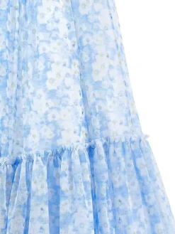 Gonna lunga modello azzurro