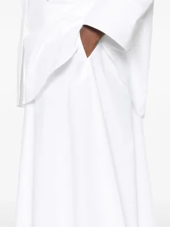 Gonna midi power poplin