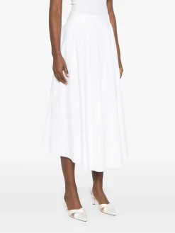 Gonna midi power poplin