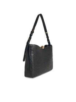 Grande borsa in pelle nera