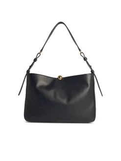 Grande borsa in pelle nera