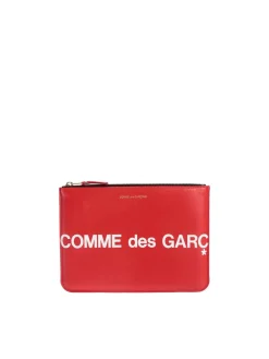 Huge Logo purse in red
