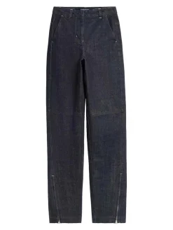 I jeans de-nmes con zip