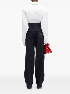 I jeans de-nmes con zip