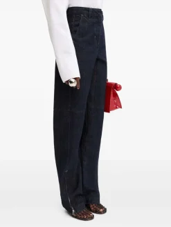 I jeans de-nmes con zip