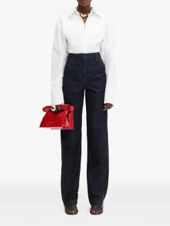 I jeans de-nmes con zip