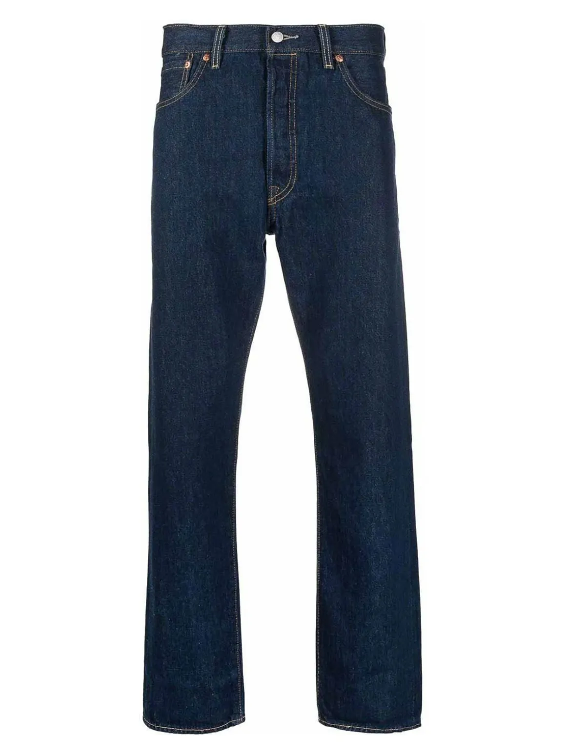 Jeans a gamba a gamba a ginnastica scura
