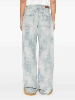 Jeans azzurro con un motivo
