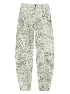 Jeans cargo con stampa