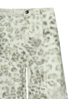 Jeans cargo con stampa
