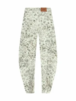 Jeans cargo con stampa