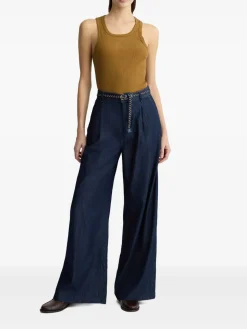 Jeans Con Pieghe