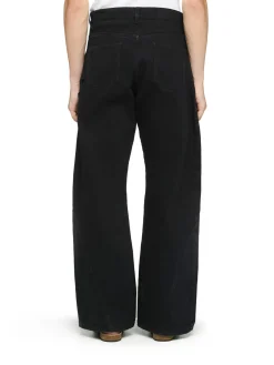 Jeans da lavoro con gamba attorcigliata