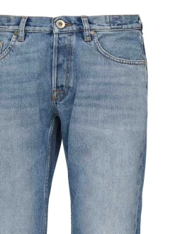 Jeans di cotone allungati
